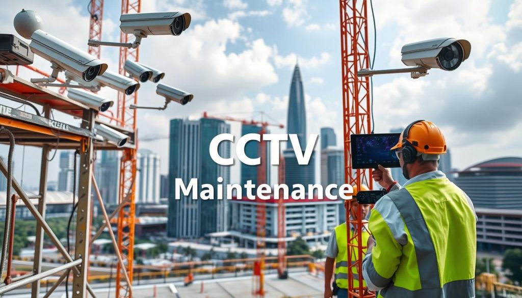 construction site camera installation