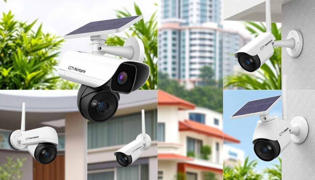 modern solar powered cameras features