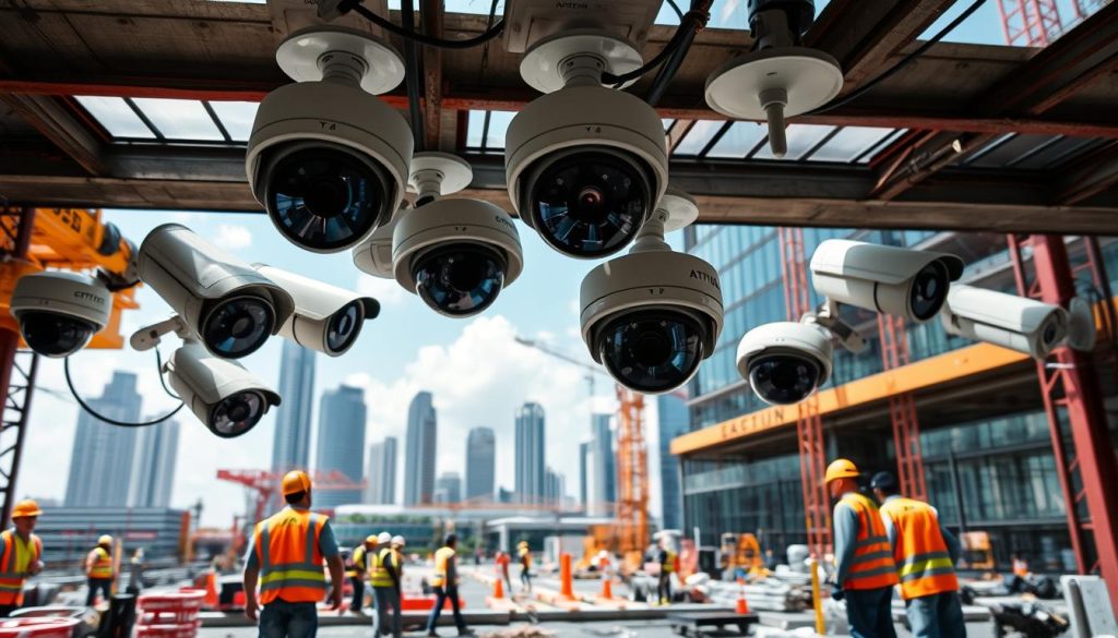 monitoring construction sites with CCTV