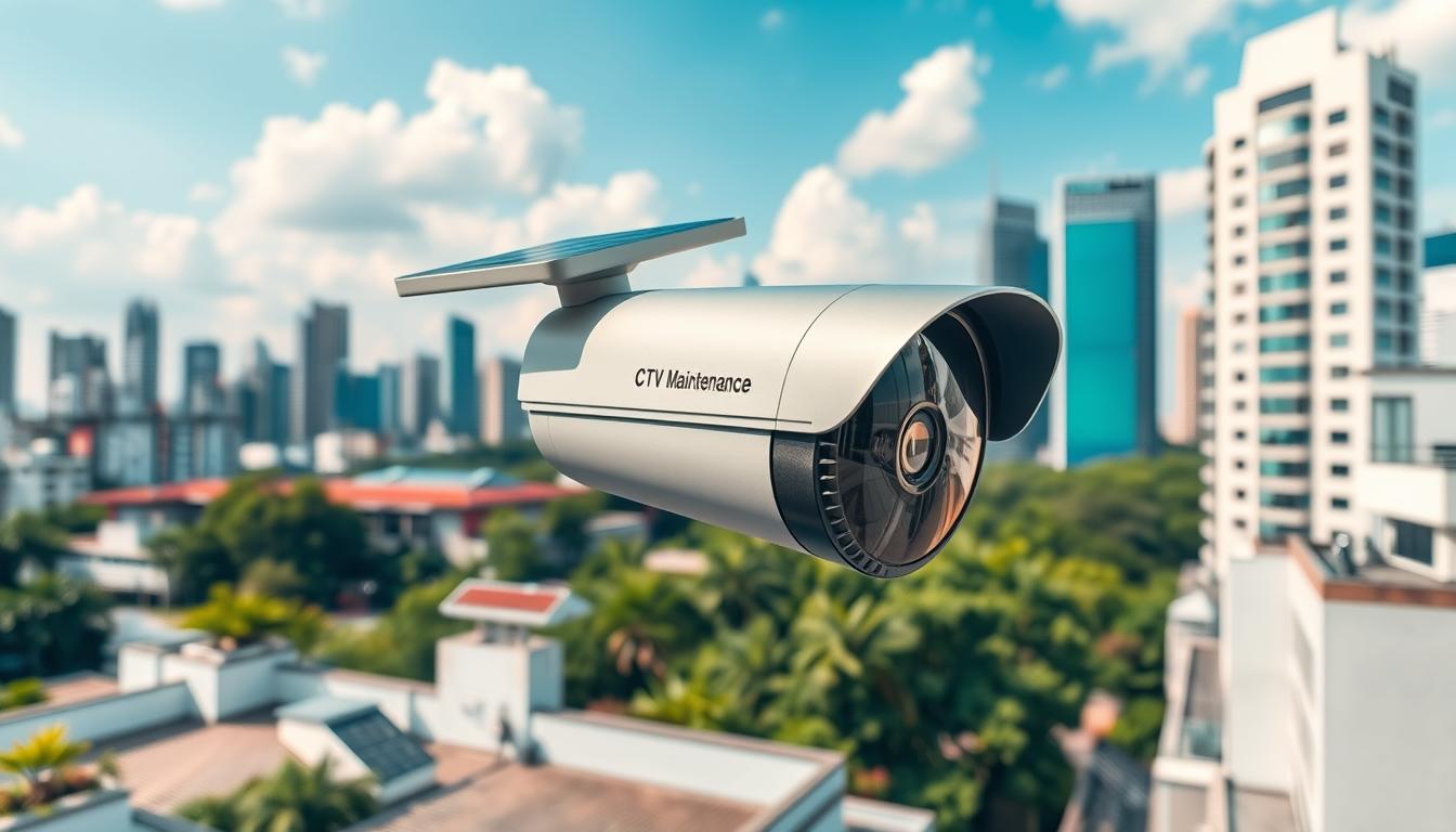 solar powered cctv camera