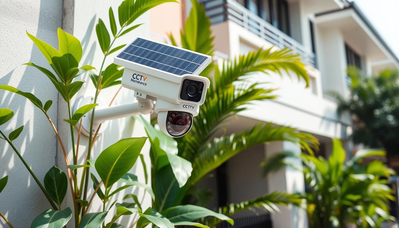 solar powered outdoor security camera