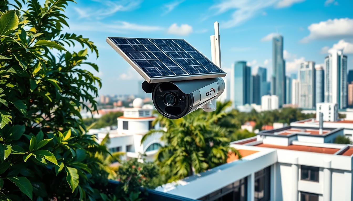 solar powered security camera with wifi