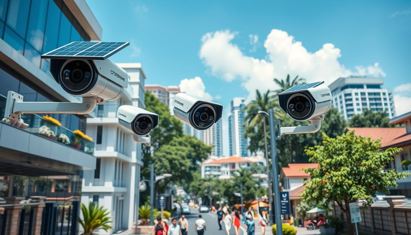 solar powered security camera