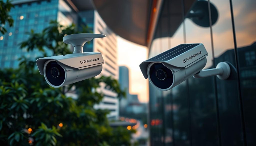 solar-powered security cameras with night vision capability