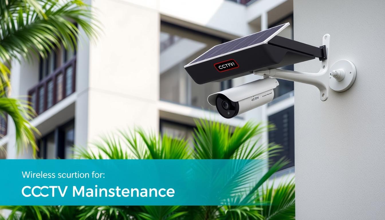 solar powered wireless security camera system with dvr