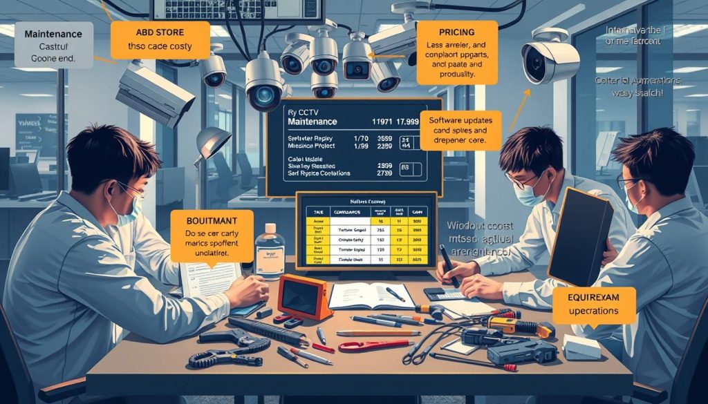 Additional CCTV maintenance costs