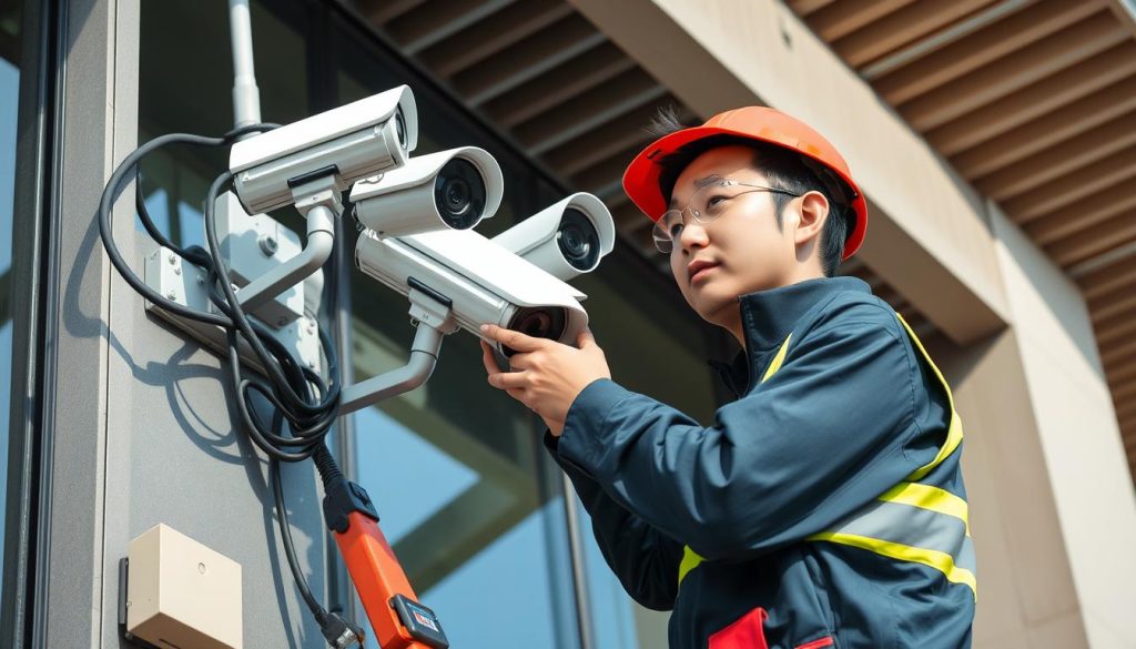 Professional CCTV installation