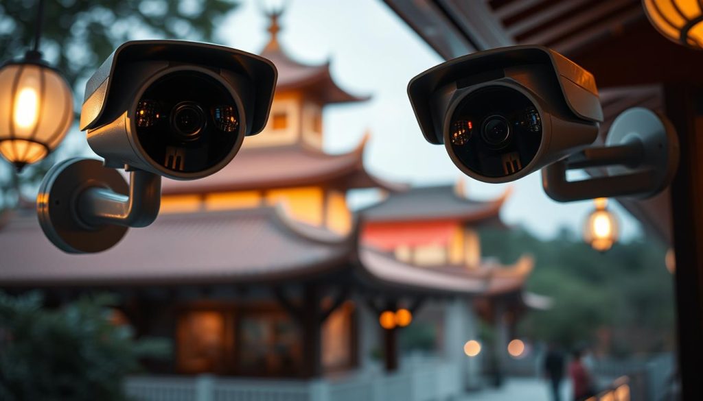 Security cameras recording in standby mode