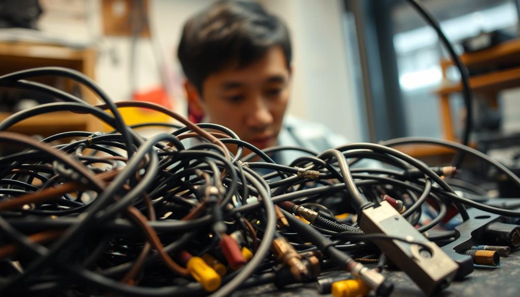 faulty wiring and CCTV cable repair