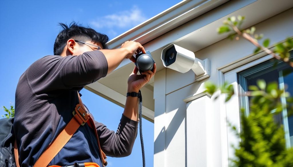 outdoor camera installation