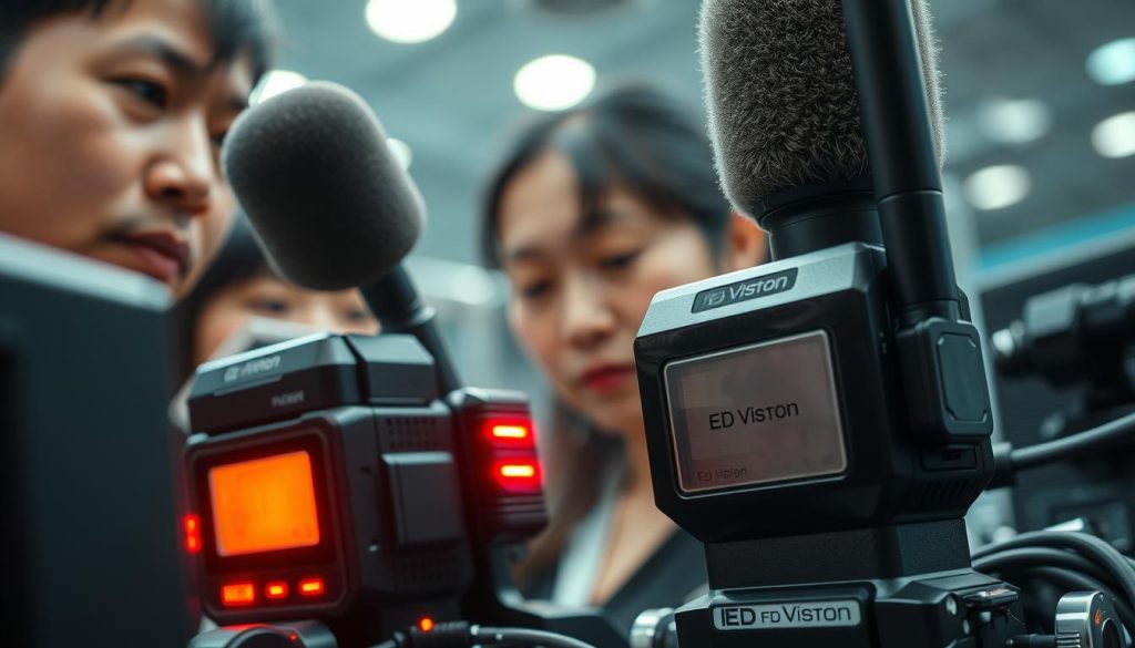 recording technology blinking indicators