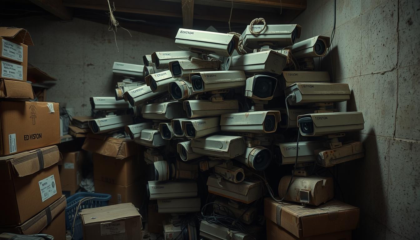 storage lifespan of non-working CCTV cameras