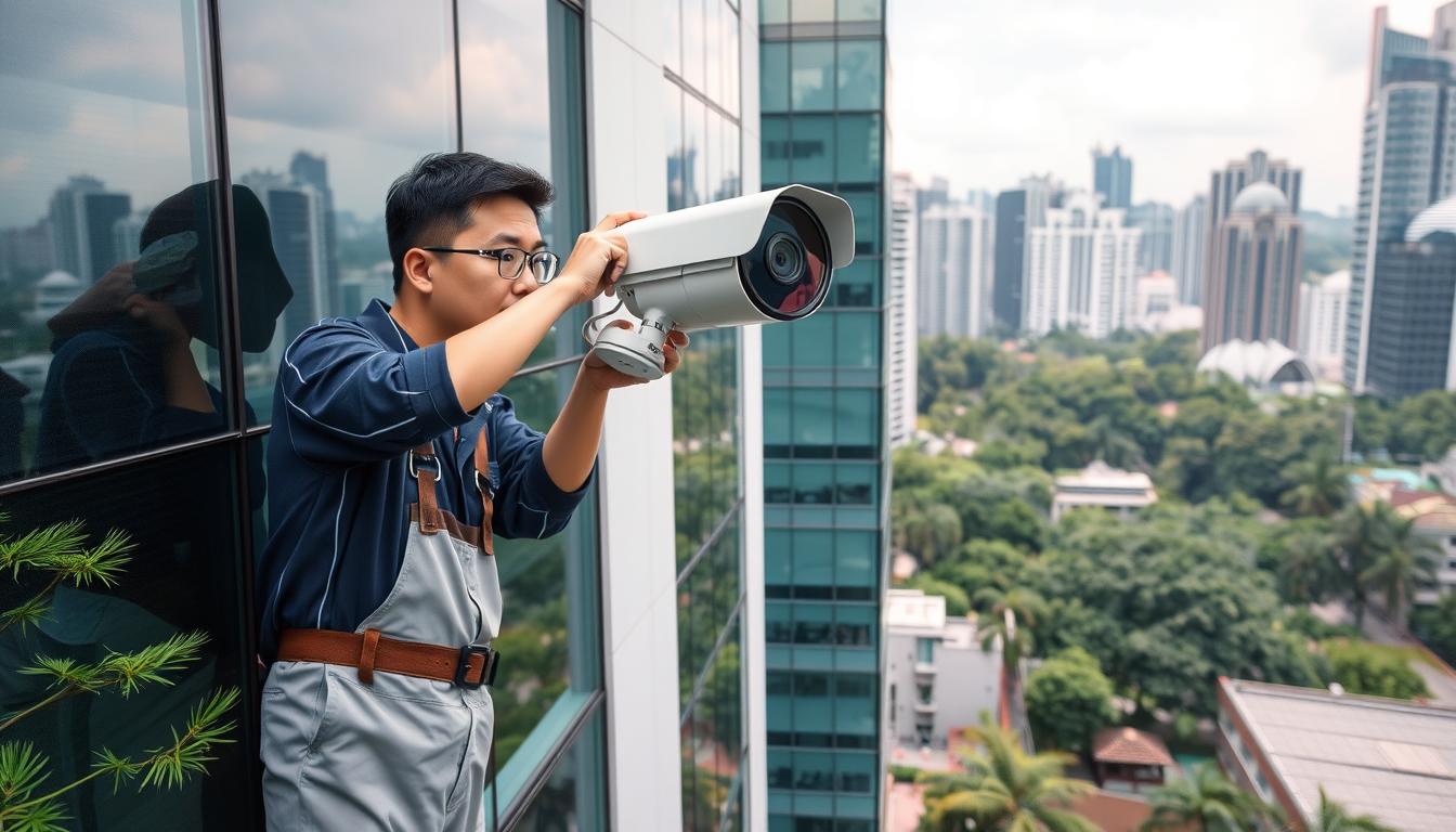 business CCTV installation services in Singapore