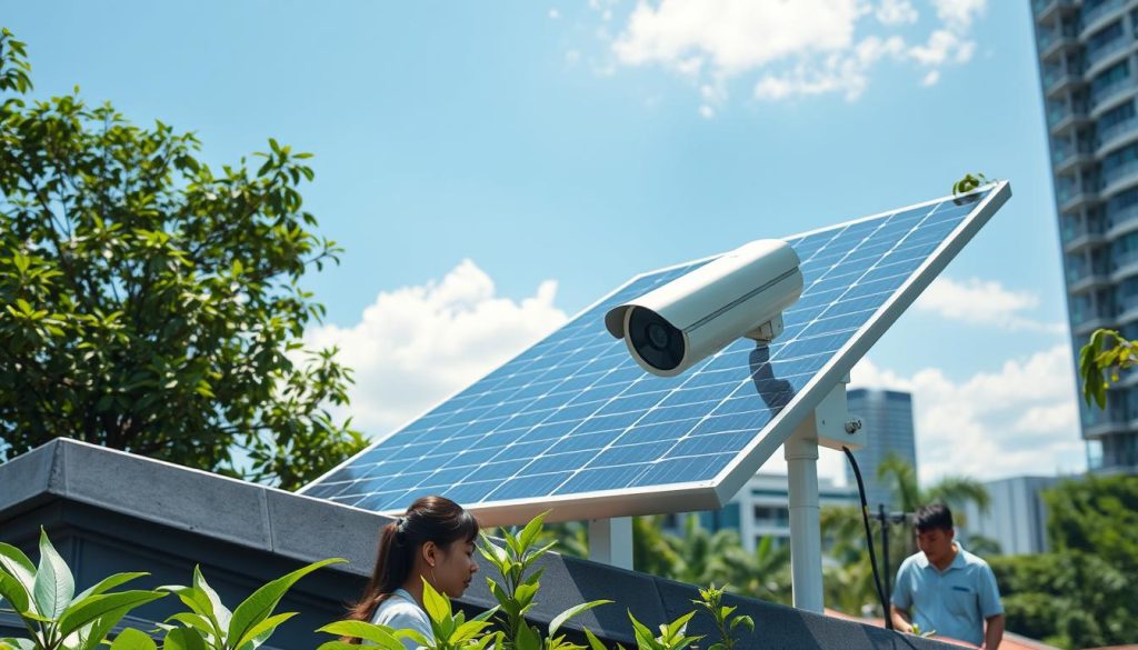 cost savings solar CCTV