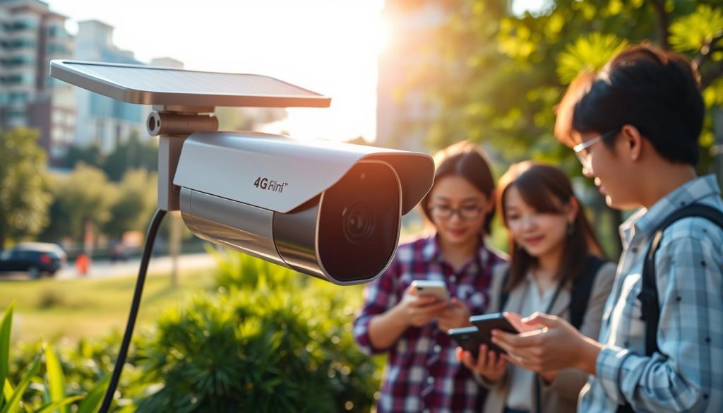 high-definition video quality in solar powered CCTV camera