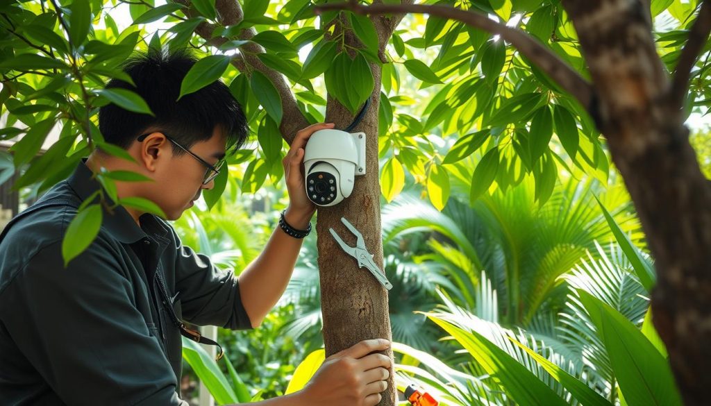 installation of off grid cameras