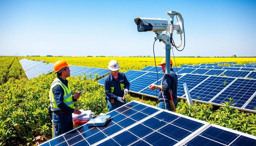 installing solar CCTV systems