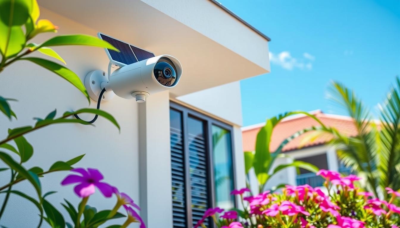 outdoor solar security camera