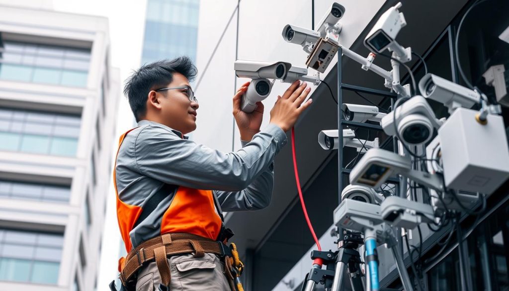 professional CCTV installation