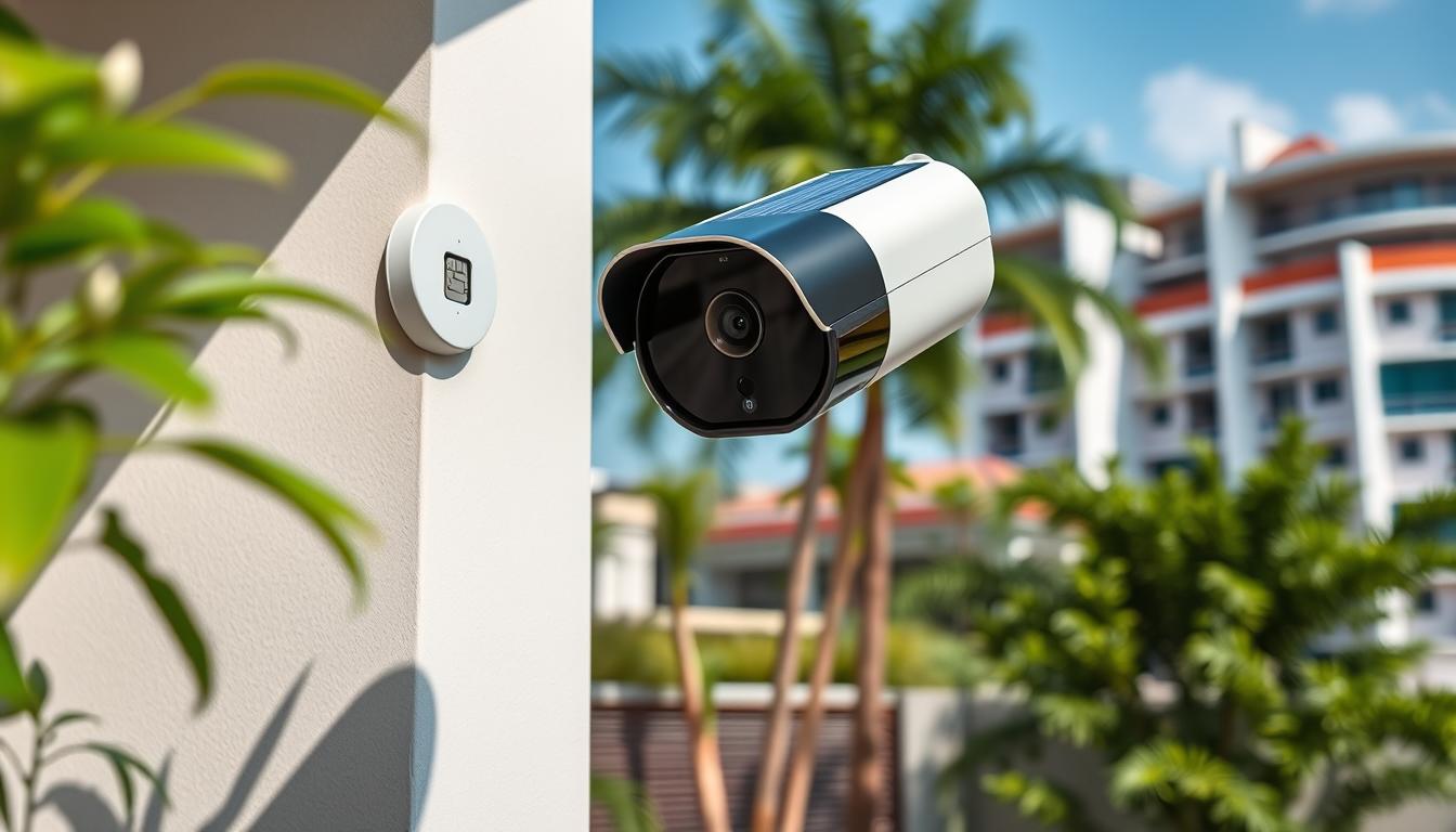 sim card solar security camera