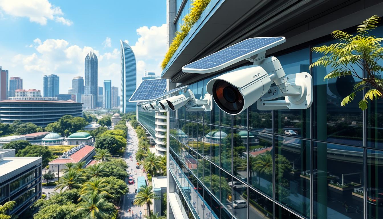 solar 4G CCTV cameras for Singapore security