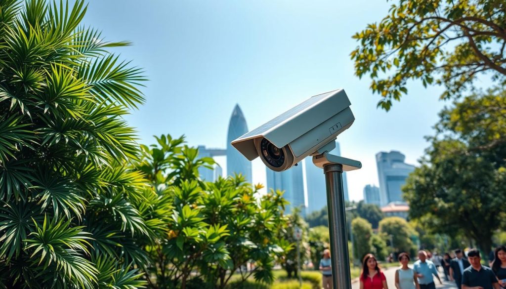 solar CCTV system