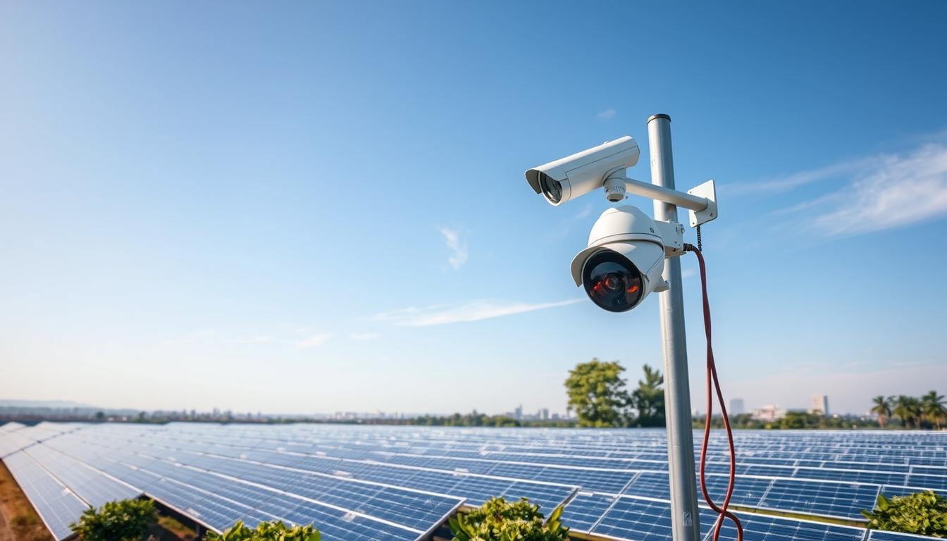 solar farm security camera