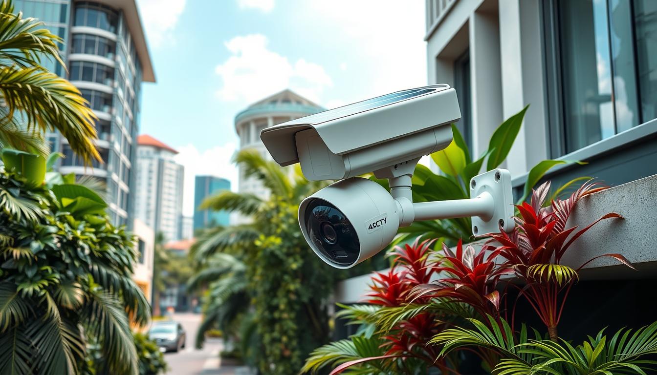 solar powered 4g cctv camera