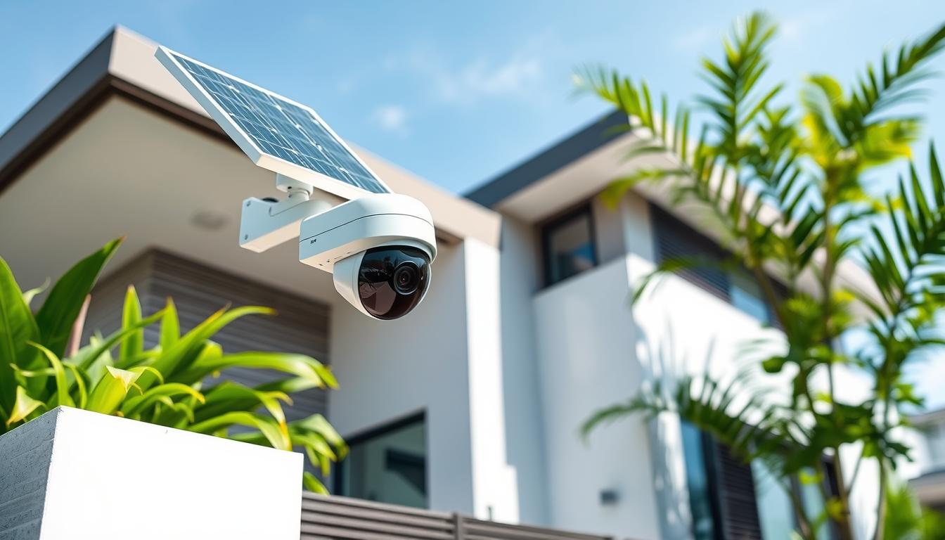 solar powered lte security camera
