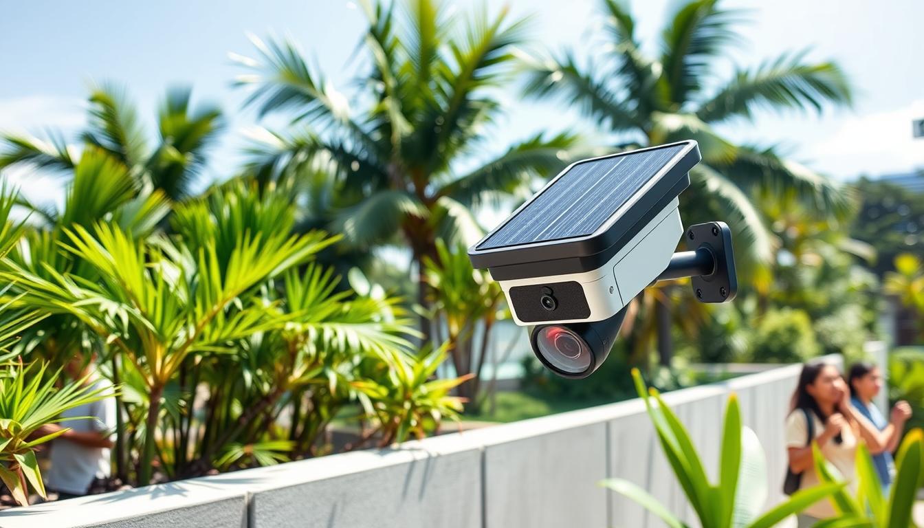 solar powered outdoor security camera