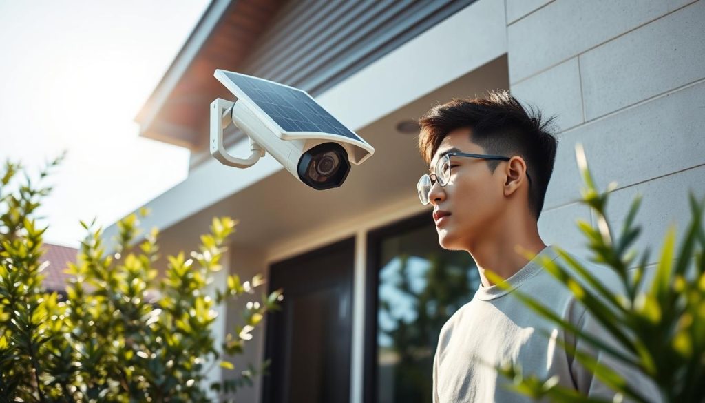 surveillance camera with solar power
