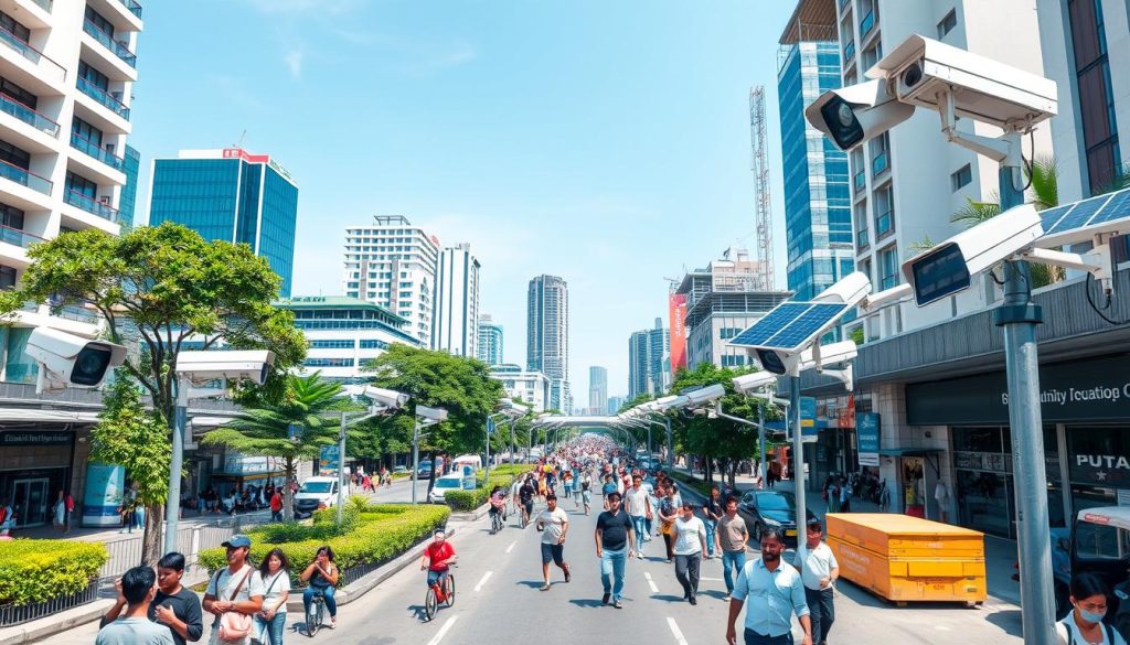 applications of solar CCTV in Singapore