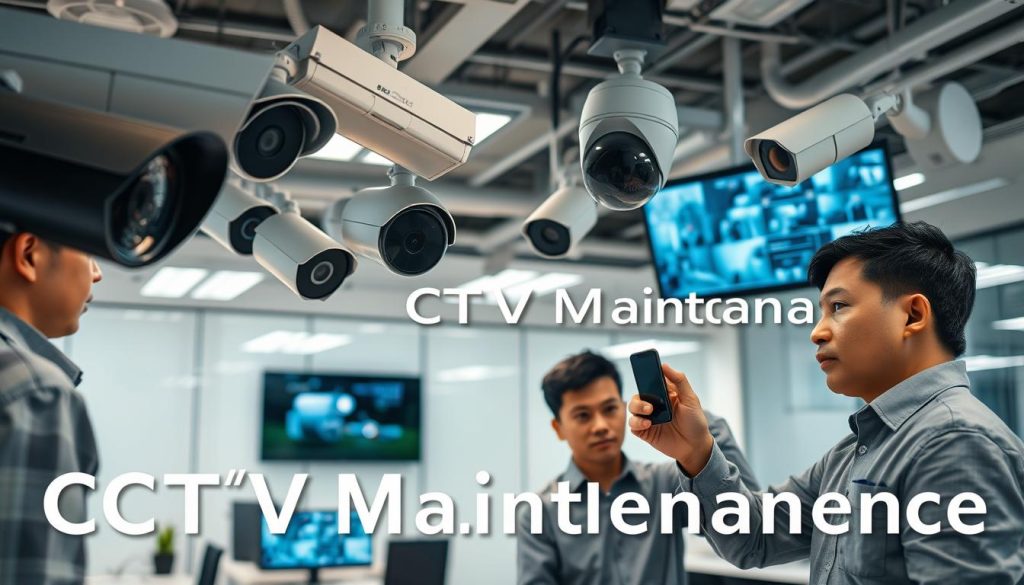 commercial security camera setup
