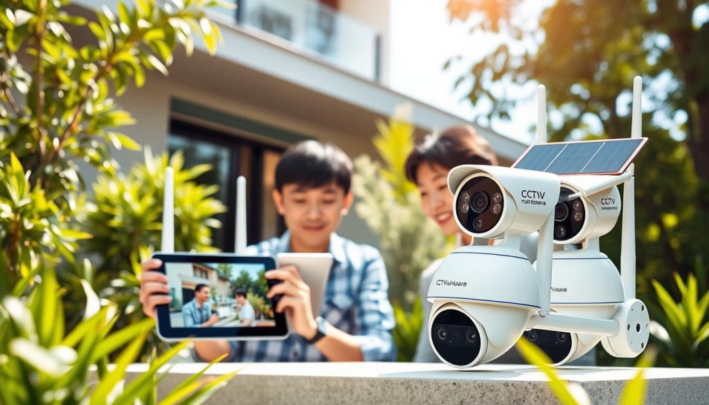 performance of solar security cameras