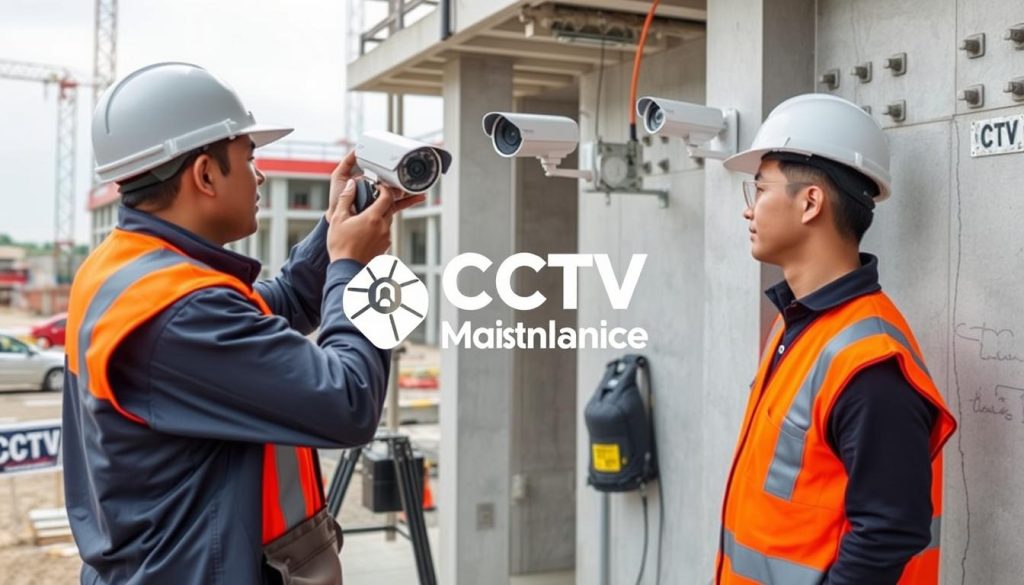 professional installation services for construction security cameras
