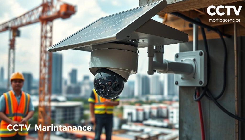 solar camera for construction sites