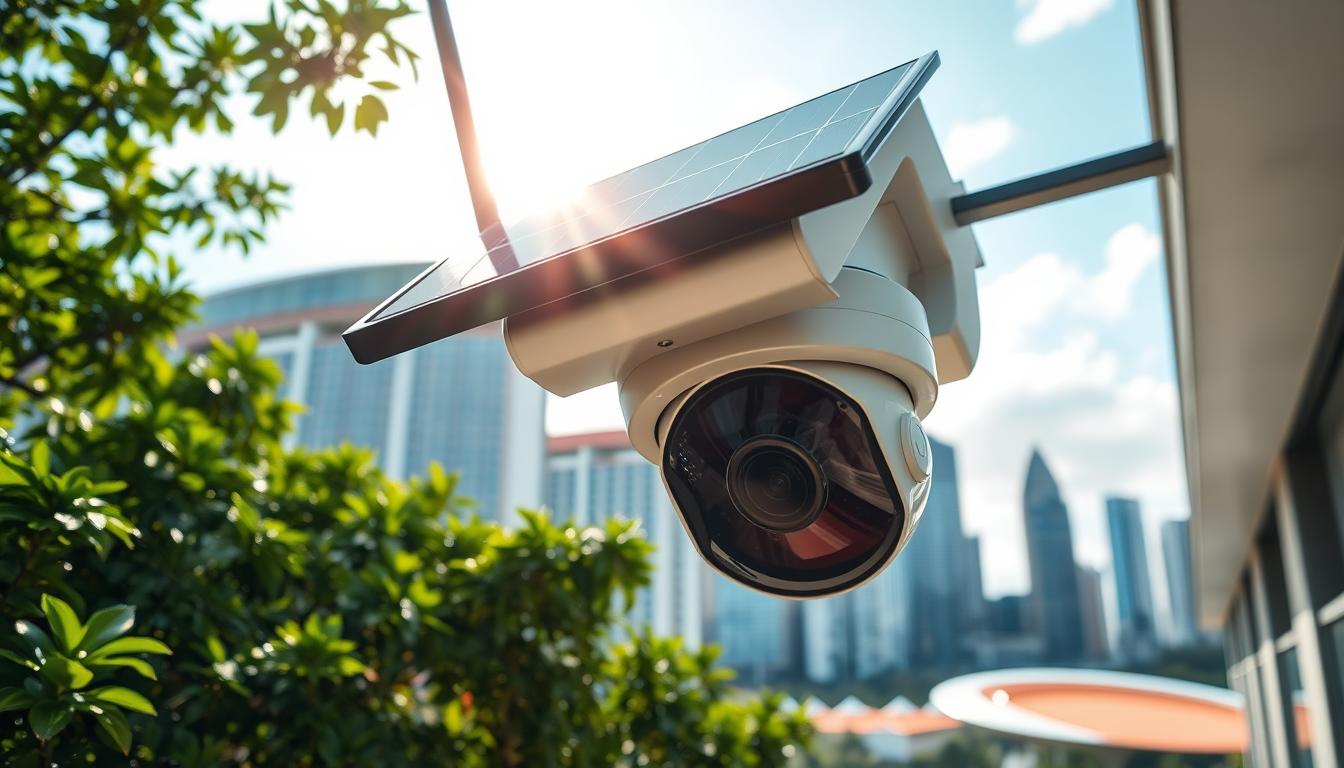 solar-powered wireless CCTV camera