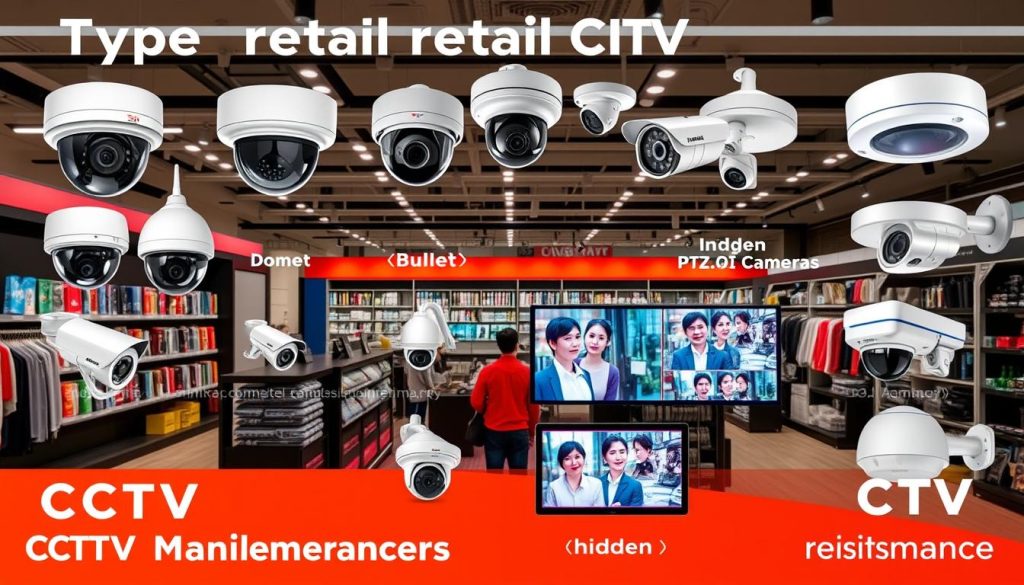 types of retail CCTV cameras