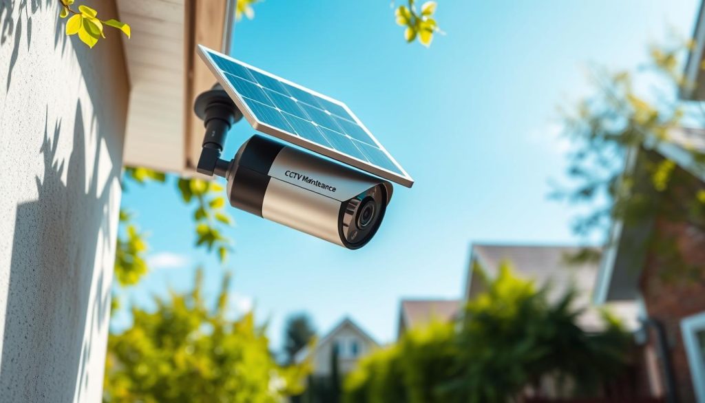 wireless outdoor security camera with solar panel