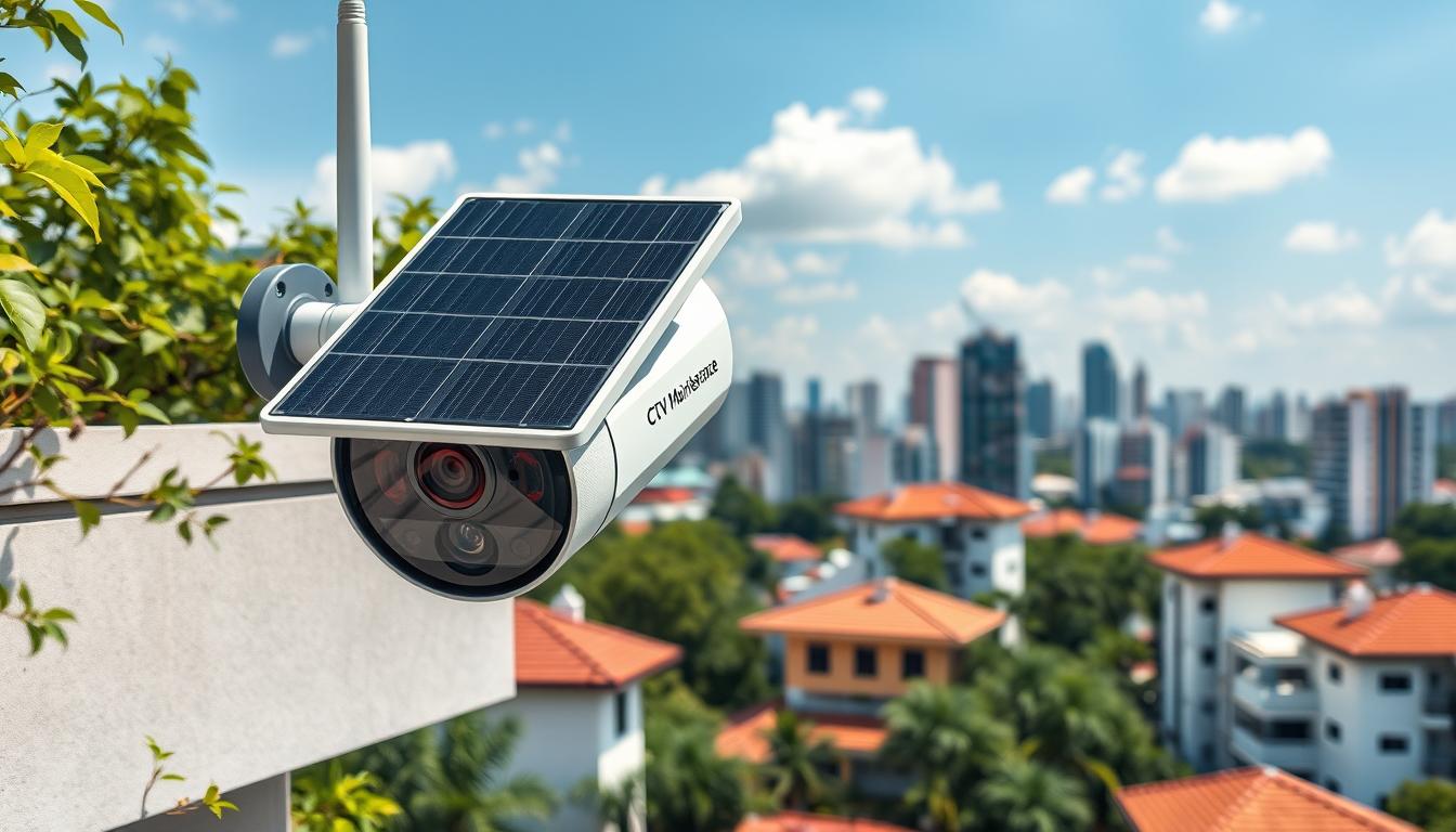 wireless solar CCTV camera