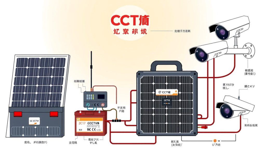 wiring solar camera systems