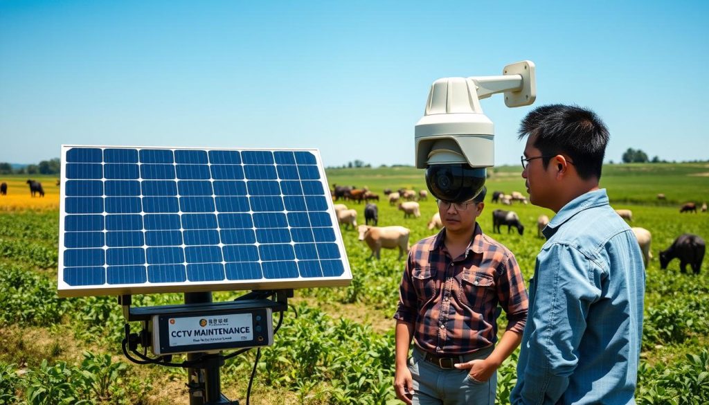 outdoor farm surveillance system