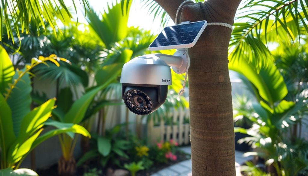 outdoor solar camera system