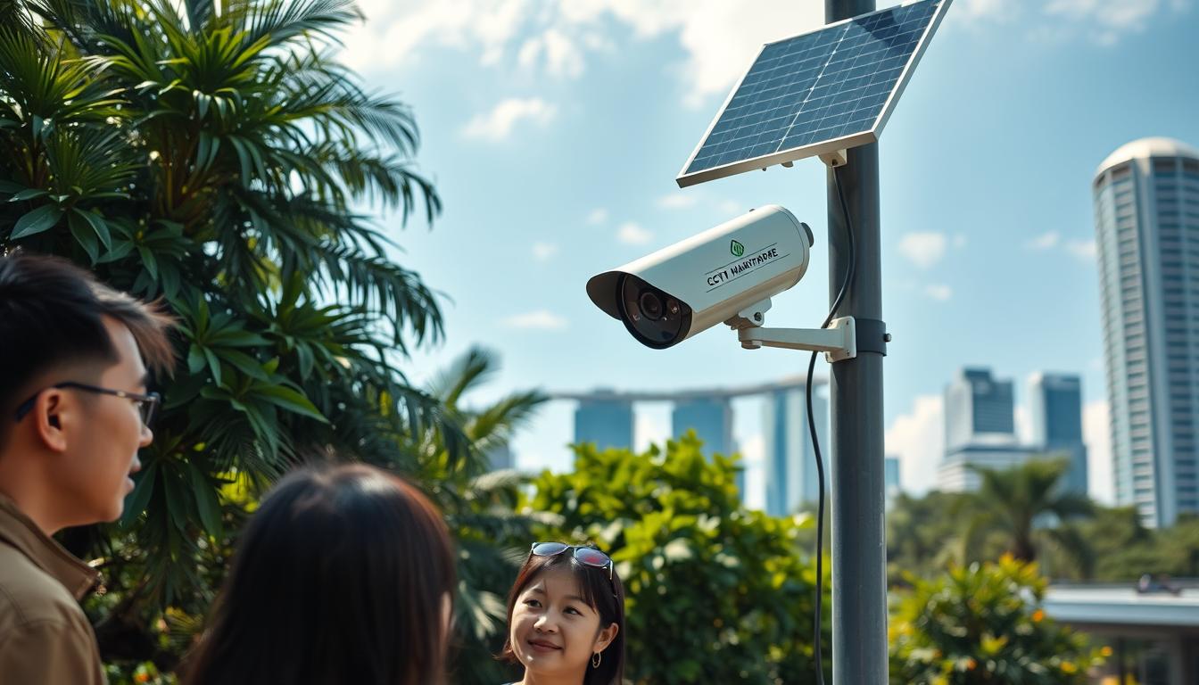 solar powered CCTV camera system