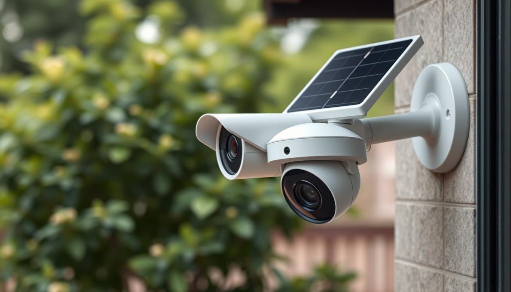 solar powered outdoor security camera features