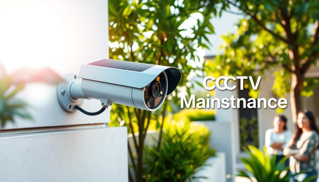 solar powered surveillance camera