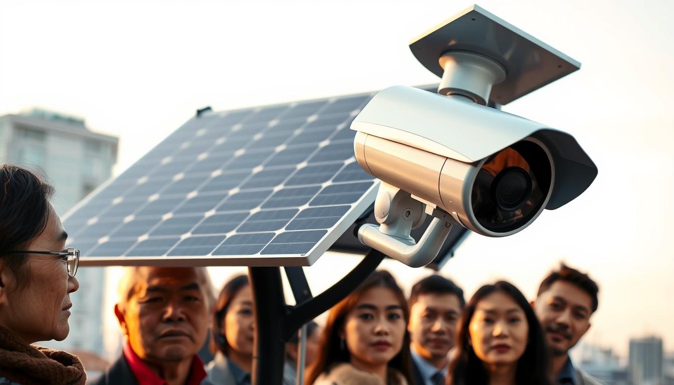 universal solar panel for security camera