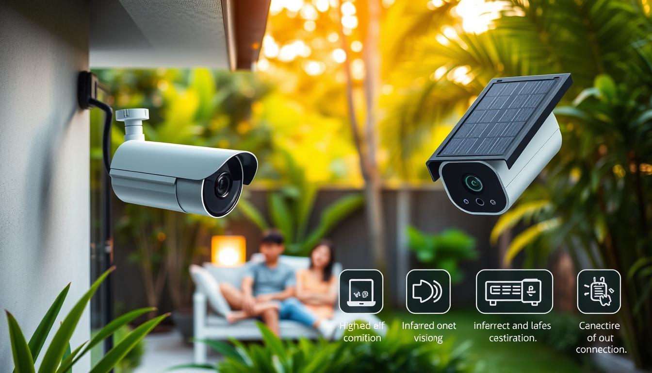 cheap solar security cameras