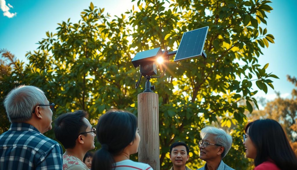 environmental benefits of solar security cameras