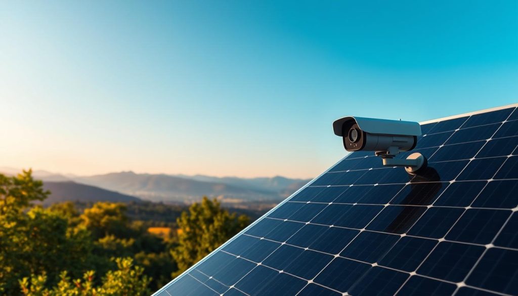 environmental impact of solar powered CCTV systems